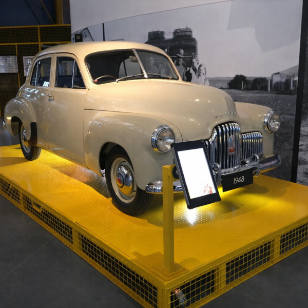 Steel Plinth - Birdsville Motor Museum 2